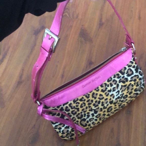 Carmen Steffens Y2K Leopard with pink trim handbag ￼ - Picture 7 of 7